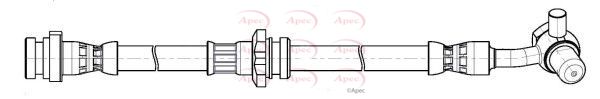 Apec HOS4436 Brake Hose - 1