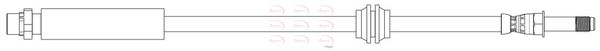 Apec HOS4442 Brake Hose - 1