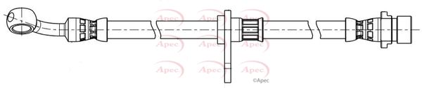Apec HOS4445 Brake Hose - 1