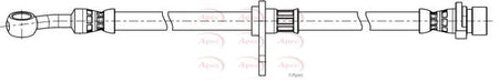 Apec HOS4446 Brake Hose - 1