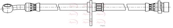 Apec HOS4446 Brake Hose - 1