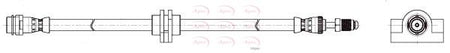 Apec HOS4451 Brake Hose - 1