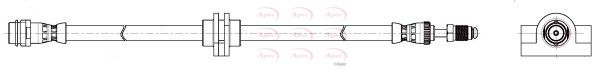 Apec HOS4451 Brake Hose - 1