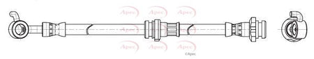 Apec HOS4452 Brake Hose - 1