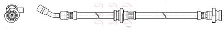 Apec HOS4462 Brake Hose - 1