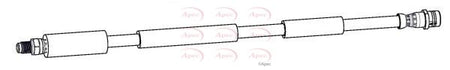 Apec HOS4465 Brake Hose - 1