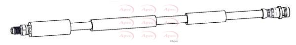 Apec HOS4465 Brake Hose - 1