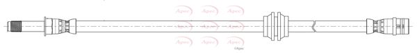 Apec HOS4467 Brake Hose - 1