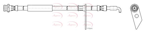 Apec HOS4473 Brake Hose - 1