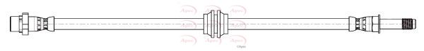 Apec HOS4475 Brake Hose - 1