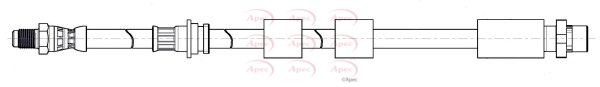 Apec HOS4479 Brake Hose - 1