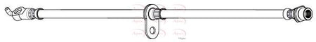 Apec HOS4485 Brake Hose - 1