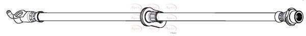 Apec HOS4486 Brake Hose - 1