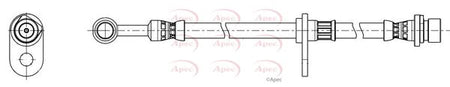 Apec HOS4492 Brake Hose - 1