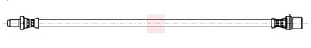 Apec HOS4493 Brake Hose - 1