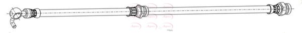 Apec HOS4498 Brake Hose - 1