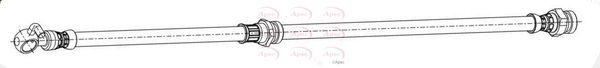 Apec HOS4499 Brake Hose - 1