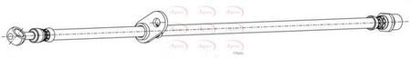Apec HOS4500 Brake Hose - 1