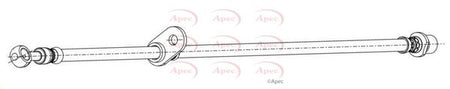 Apec HOS4501 Brake Hose - 1