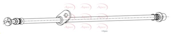 Apec HOS4501 Brake Hose - 1