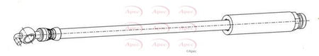 Apec HOS4503 Brake Hose - 1
