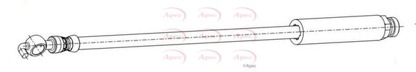 Apec HOS4503 Brake Hose - 1