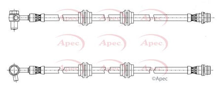 Apec HOS4505 Brake Hose - 1
