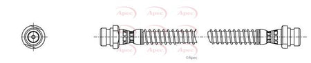 Apec HOS4506 Brake Hose - 1