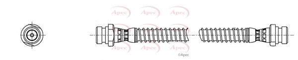 Apec HOS4506 Brake Hose - 1
