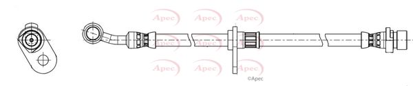 Apec HOS4510 Brake Hose - 1