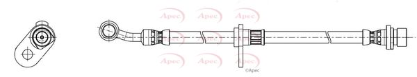 Apec HOS4511 Brake Hose - 1