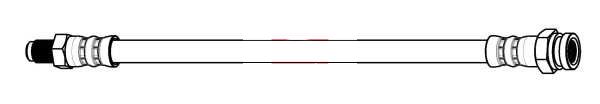 Apec HOS4512 Brake Hose - 1