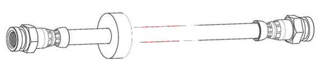Apec HOS4514 Brake Hose - 1