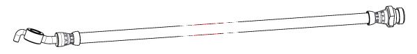Apec HOS4526 Brake Hose - 1