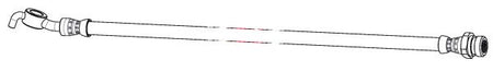 Apec HOS4527 Brake Hose - 1