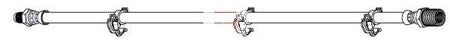 Apec HOS4529 Brake Hose - 1