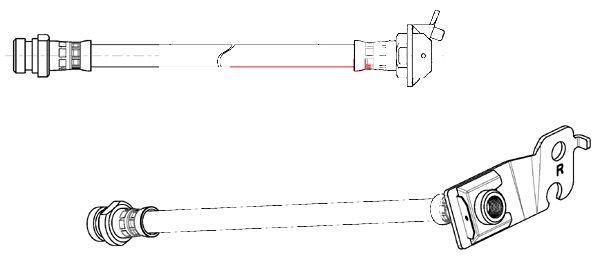 Apec HOS4530 Brake Hose - 1