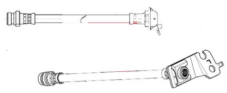 Apec HOS4531 Brake Hose - 1