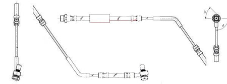 Apec HOS4532 Brake Hose - 1