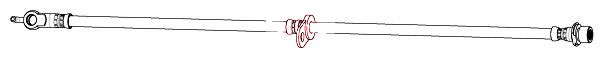 Apec HOS4535 Brake Hose - 1