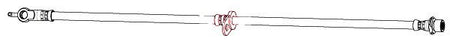 Apec HOS4535 Brake Hose - 1