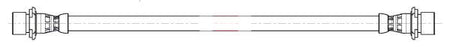 Apec HOS4554 Brake Hose - 1