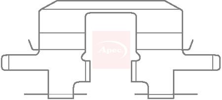 Apec KIT1127 Accessory Kit, disc brake pad - 1