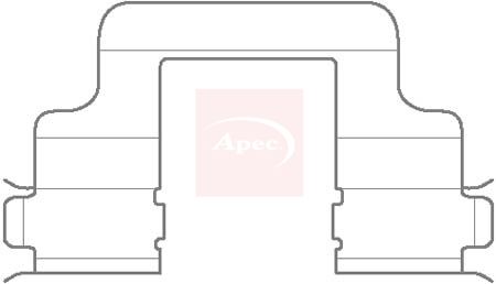 Apec KIT1130 Accessory Kit, disc brake pad - 1