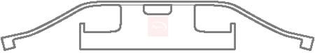Apec KIT1131 Accessory Kit, disc brake pad - 1