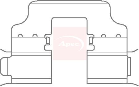 Apec KIT1132 Accessory Kit, disc brake pad - 1
