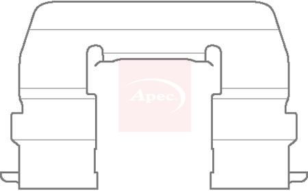 Apec KIT1133 Accessory Kit, disc brake pad - 1