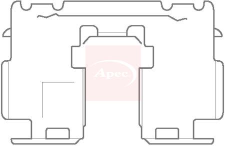 Apec KIT1137 Accessory Kit, disc brake pad - 1