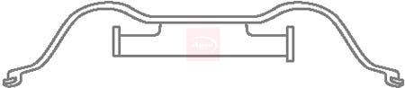 Apec KIT1142 Accessory Kit, disc brake pad - 1