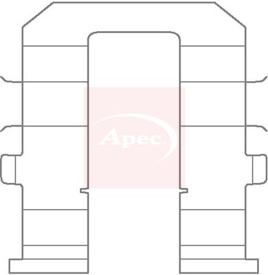 Apec KIT1143 Accessory Kit, disc brake pad - 1
